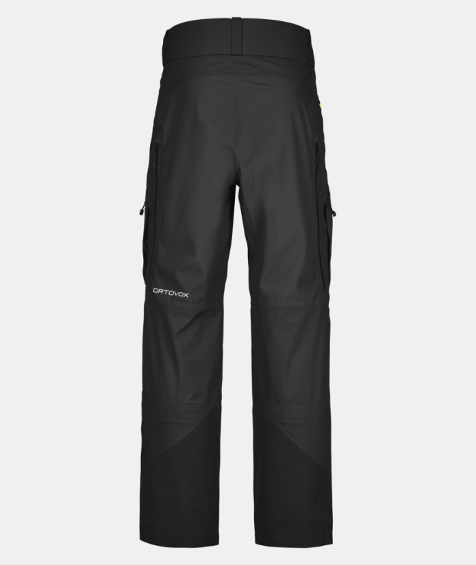 LYŽIARSKE NOHAVICE ORTOVOX 3L DEEP SHELL PANTS BLACK RAVEN 2025