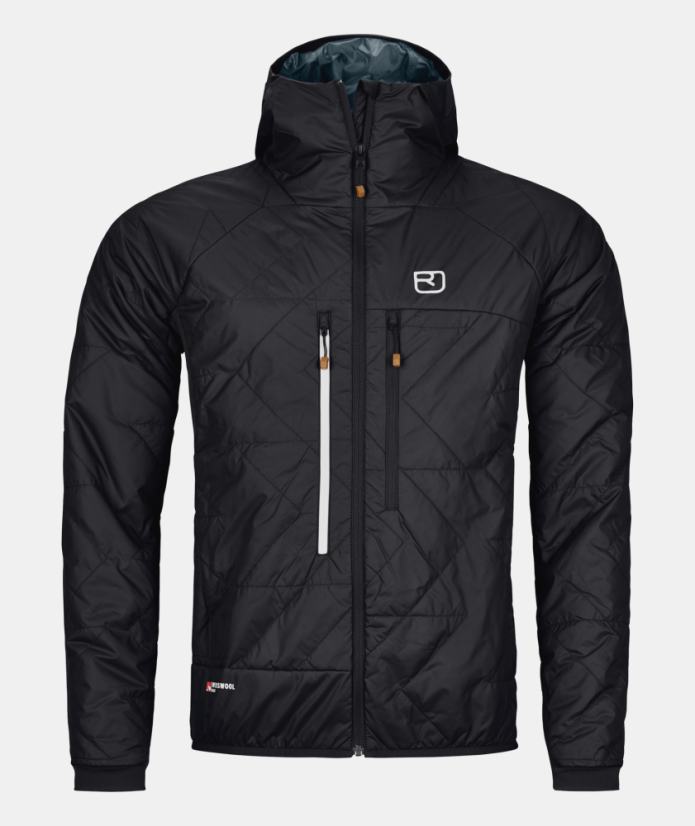 LYŽIARSKA BUNDA ORTOVOX SWISSWOOL PIZ BOÈ JACKET  BLACK RAVEN 2025