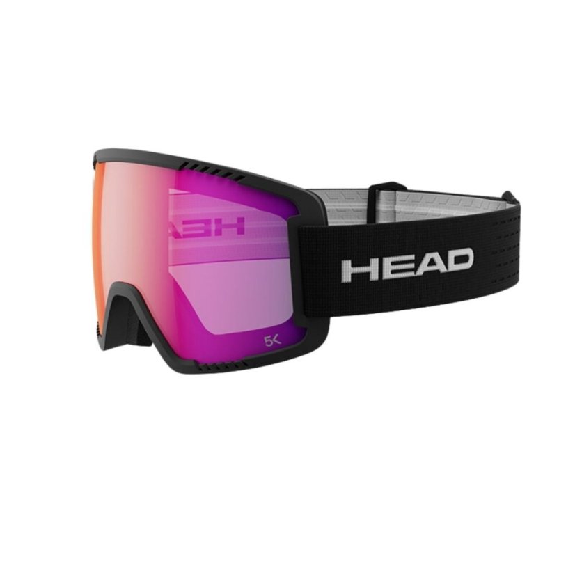 LYŽIARSKE OKULIARE HEAD CONTEX PRO 5K RED BLACK 2025