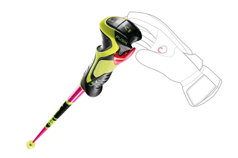 DÁMSKE LYŽIARSKE PALICE LEKI WCR TBS SL 3D PINK 2025