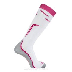Lyžiarske ponožky SALOMON X PRO WHITE PINK