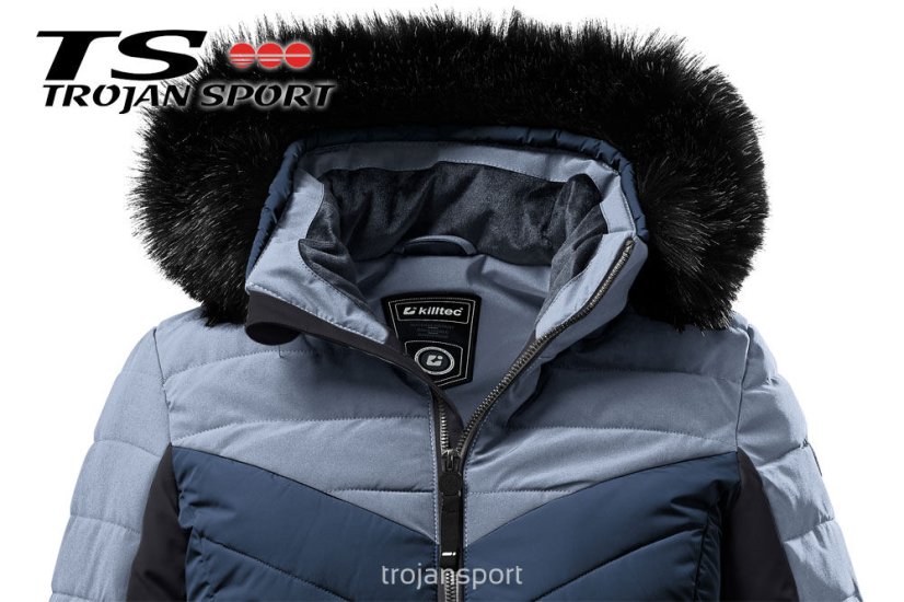 DÁMSKA LYŽIARSKA BUNDA KILLTEC 37577 LIGHT STEEL BLUE 2023